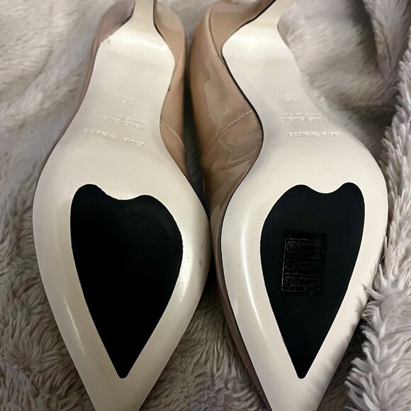 NWOT, Ron White Shoes, Nude patent pumps, size 35 1/2 - Picture 7 of 7